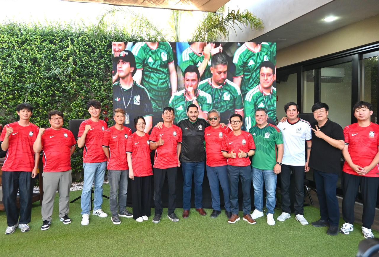 Convive Villarreal con empresarios coreanos