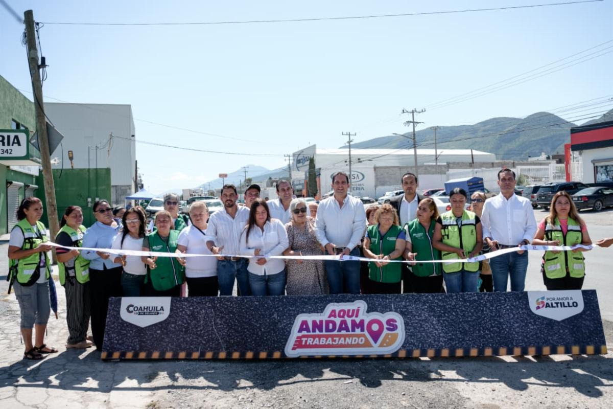 ENTREGAN REHABILITACIÓN DE AVENIDA OTILIO GONZÁLEZ