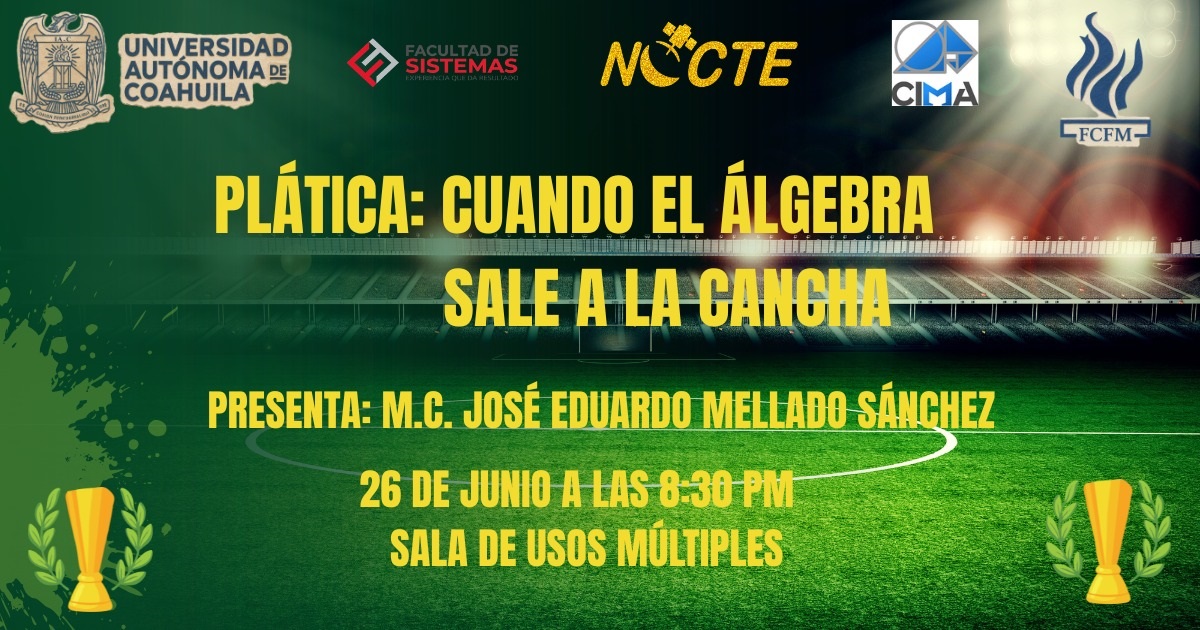 “Cuando el álgebra sale a la cancha”; una Charla de Divulgación Científica