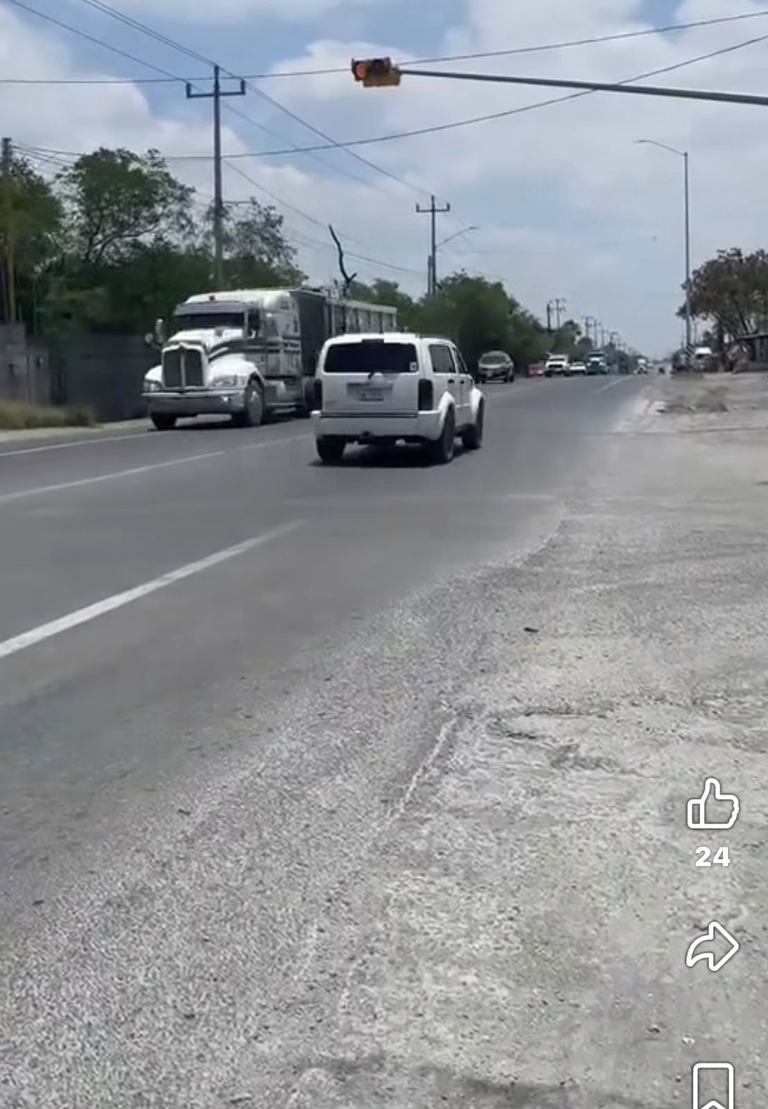 Justifica hijo de alcaldesa “tramo del terror” en Hidalgo