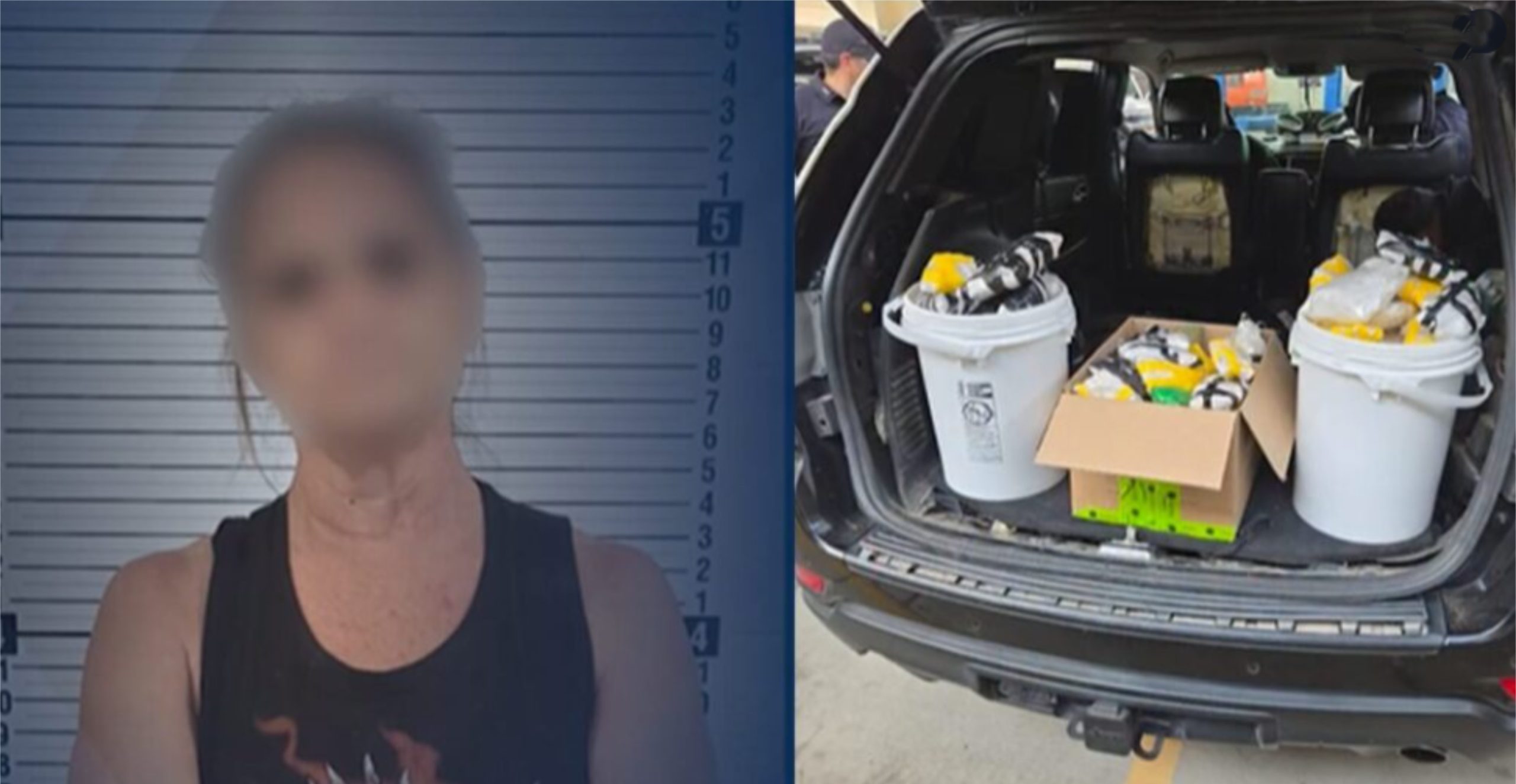 Decomiso millonario en la frontera: cae estadounidense con 25.8 kilos de metanfetamina en El Paso
