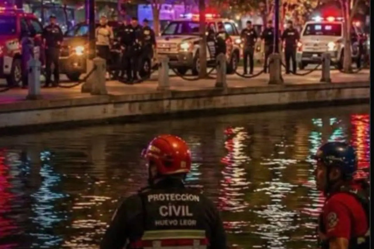 Hallan cuerpo flotando cerca del Fan Fest Monterrey en Paseo Santa Lucía