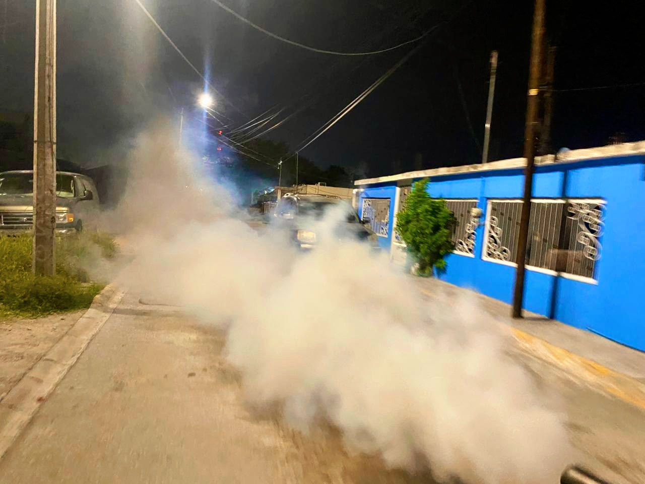Frontera combate el dengue y otros vectores con nebulizaciones nocturnas
