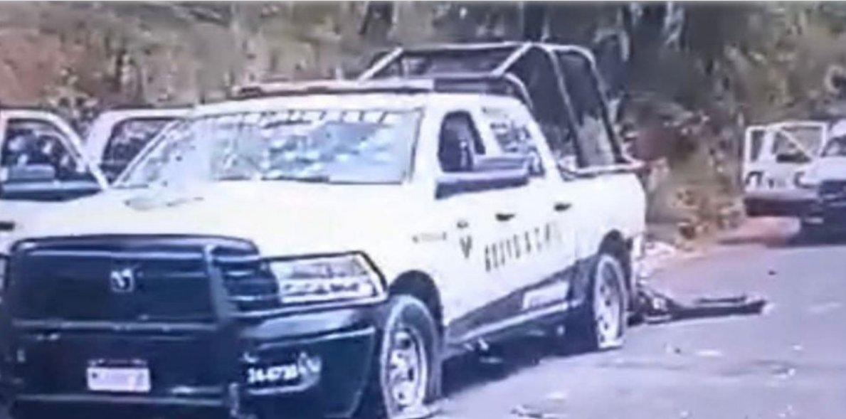 Emboscan a elementos de la Guardia Civil en Michoacán.