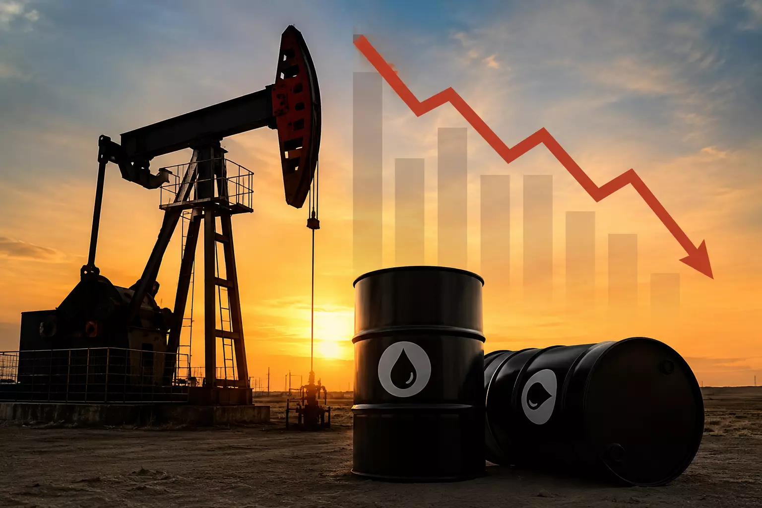 Petróleo baja tras acuerdo de paz entre EU e Irán; el Texas llega a los 76 dólares por barril y el Brent debajo de los 79