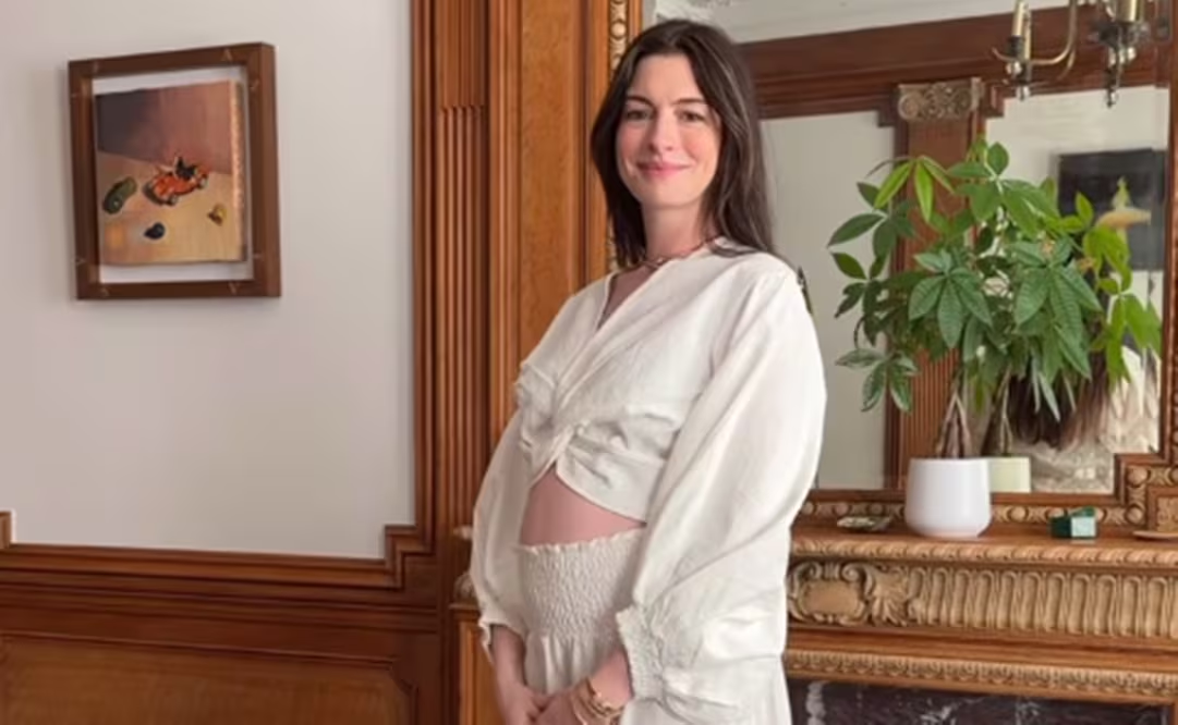 Anne Hathaway está embarazada, espera a su tercer hijo con Adam Shulman