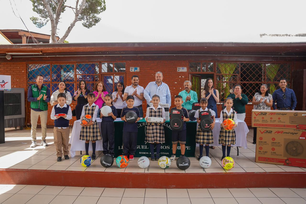 Suma “En tu escuela tú eliges” 61 apoyos para fortalecer escuelas de Ramos
