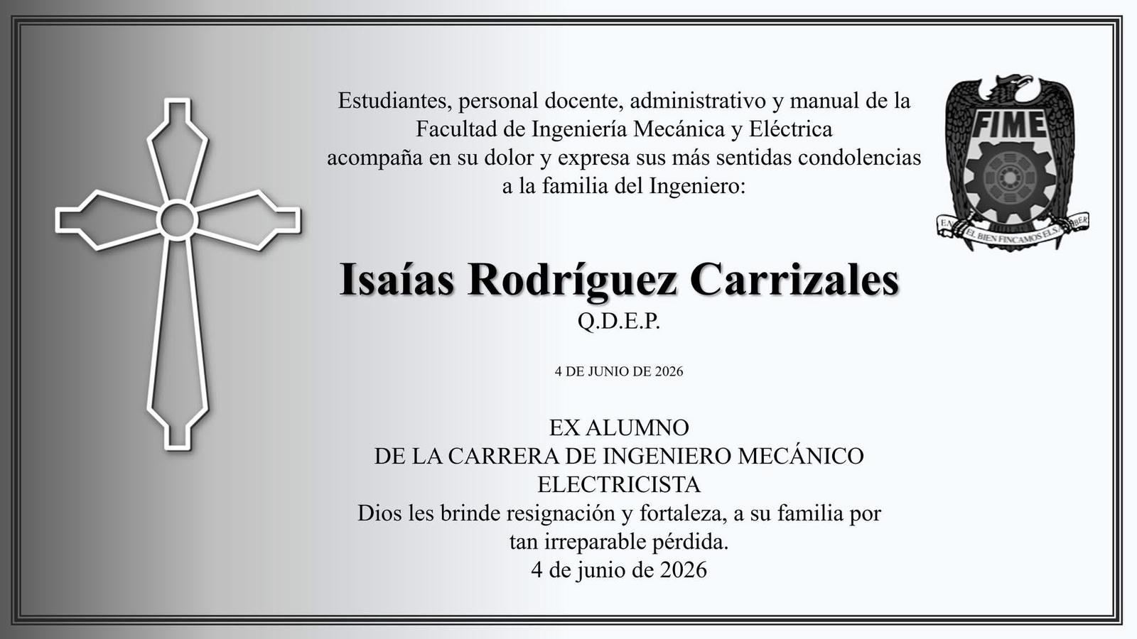 ENLUTA A FIME MUERTE DE ISAÍAS