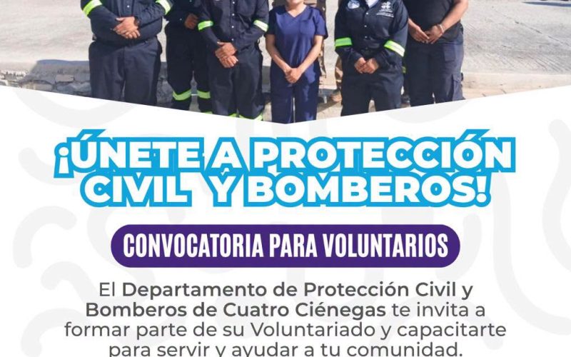 CIÉNEGAS BUSCA FORTALECER AL EQUIPO DE PROTECCIÓN CIVIL