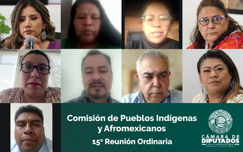 Comisión de Pueblos Indígenas y Afromexicanos aprobó tres dictámenes