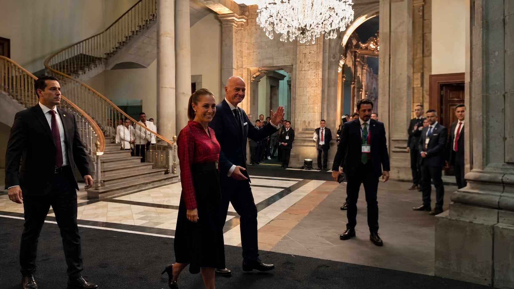 FGR investiga cena de la FIFA en el Castillo de Chapultepec