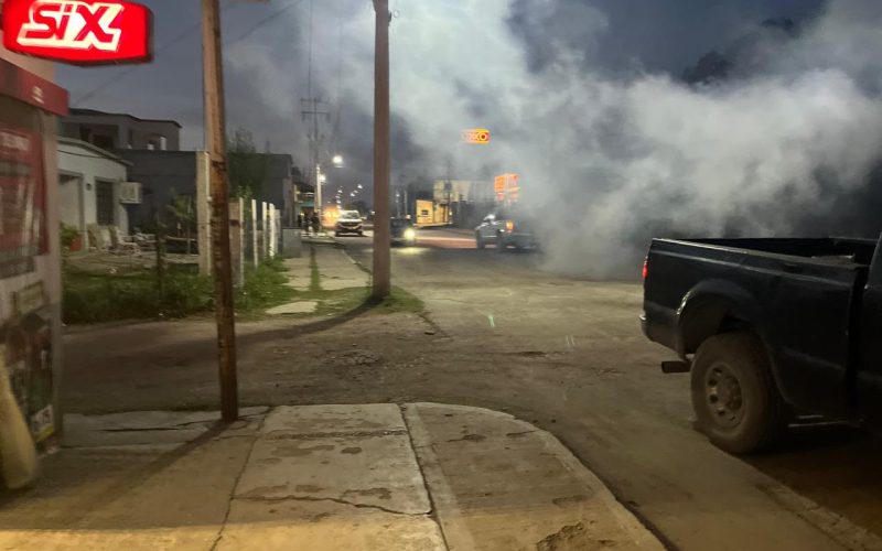 INICIA EN VILLA DE LAS ESPERANZAS JORNADA DE FUMIGACIÓN CONTRA EL DENGUE Y CHIKUNGUNYA