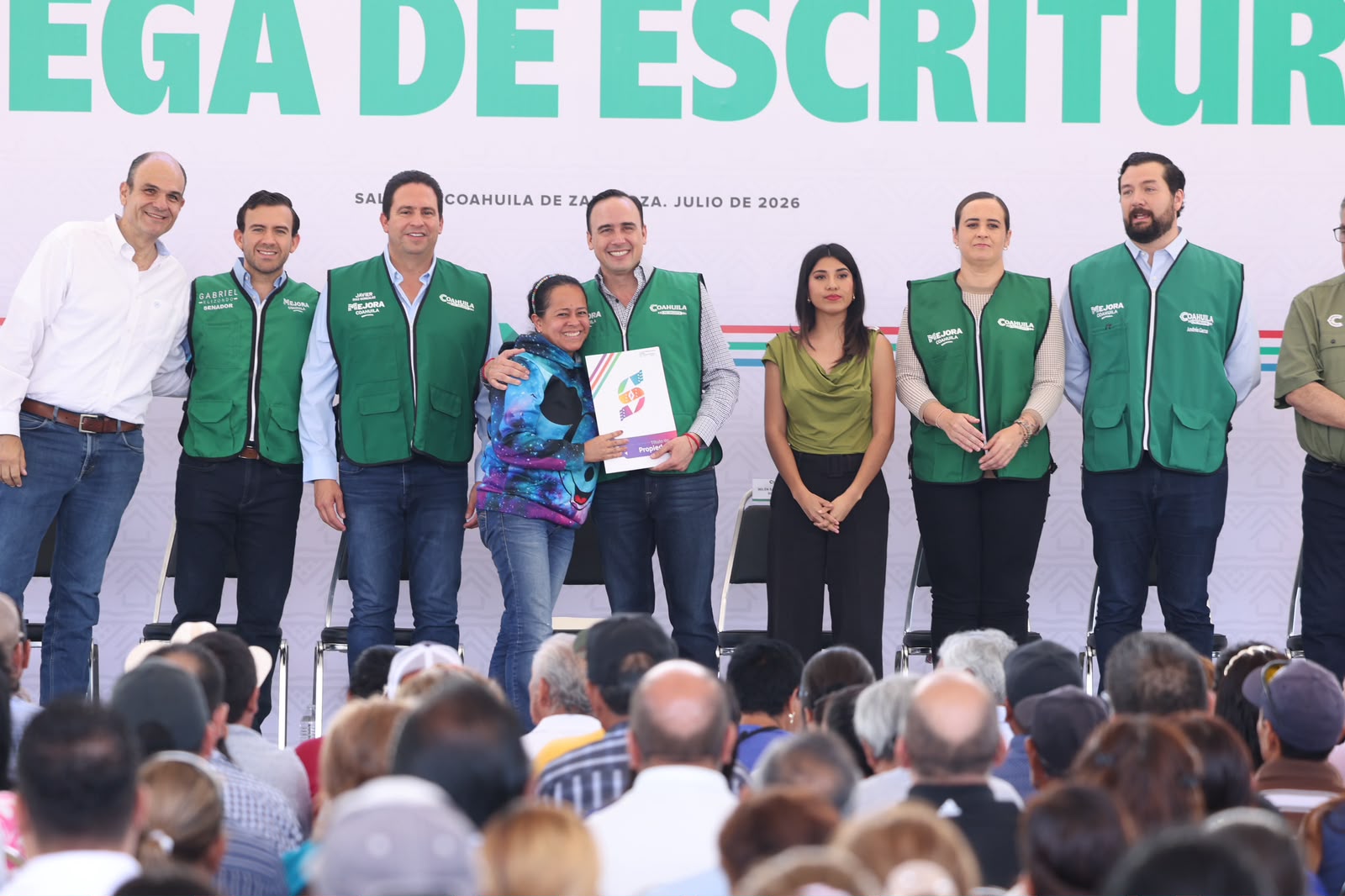 “INICIAMOS ENTREGA DE MILES DE ESCRITURAS EN TODO COAHUILA”