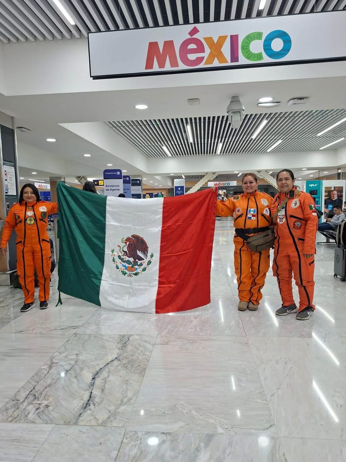Se une a labores en Venezuela mujer rescatista de Múzquiz
