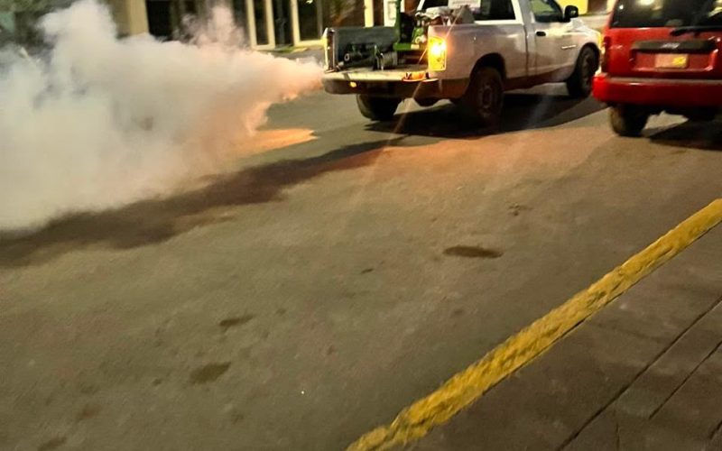 Inician fumigación contra el dengue