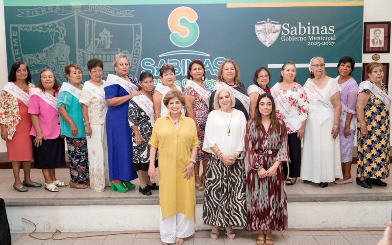 PRESENTAN A CANDIDATAS DEL CERTAMEN REINA DEL ADULTO MAYOR SABINAS 2026