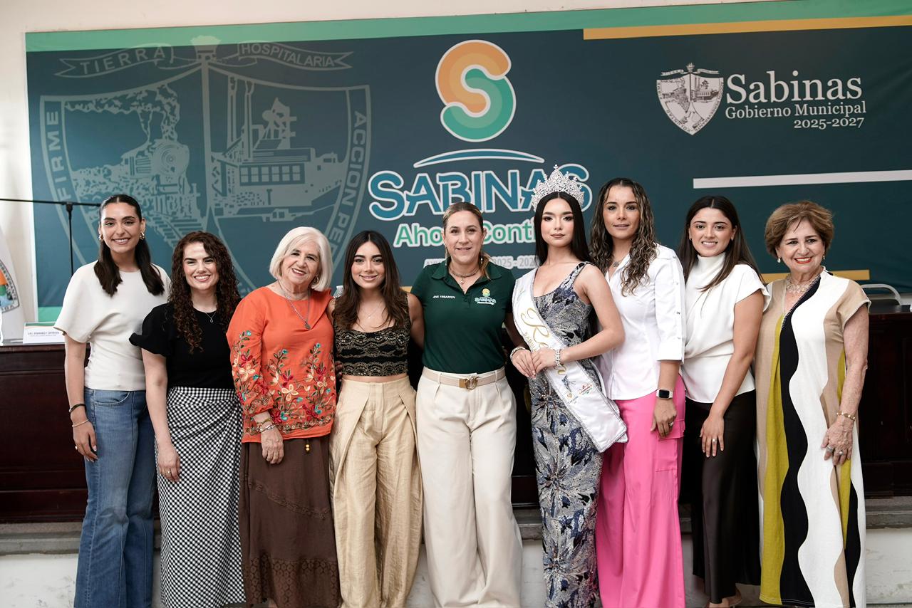 Presentan la convocatoria para certamen Reina de Sabinas 2026