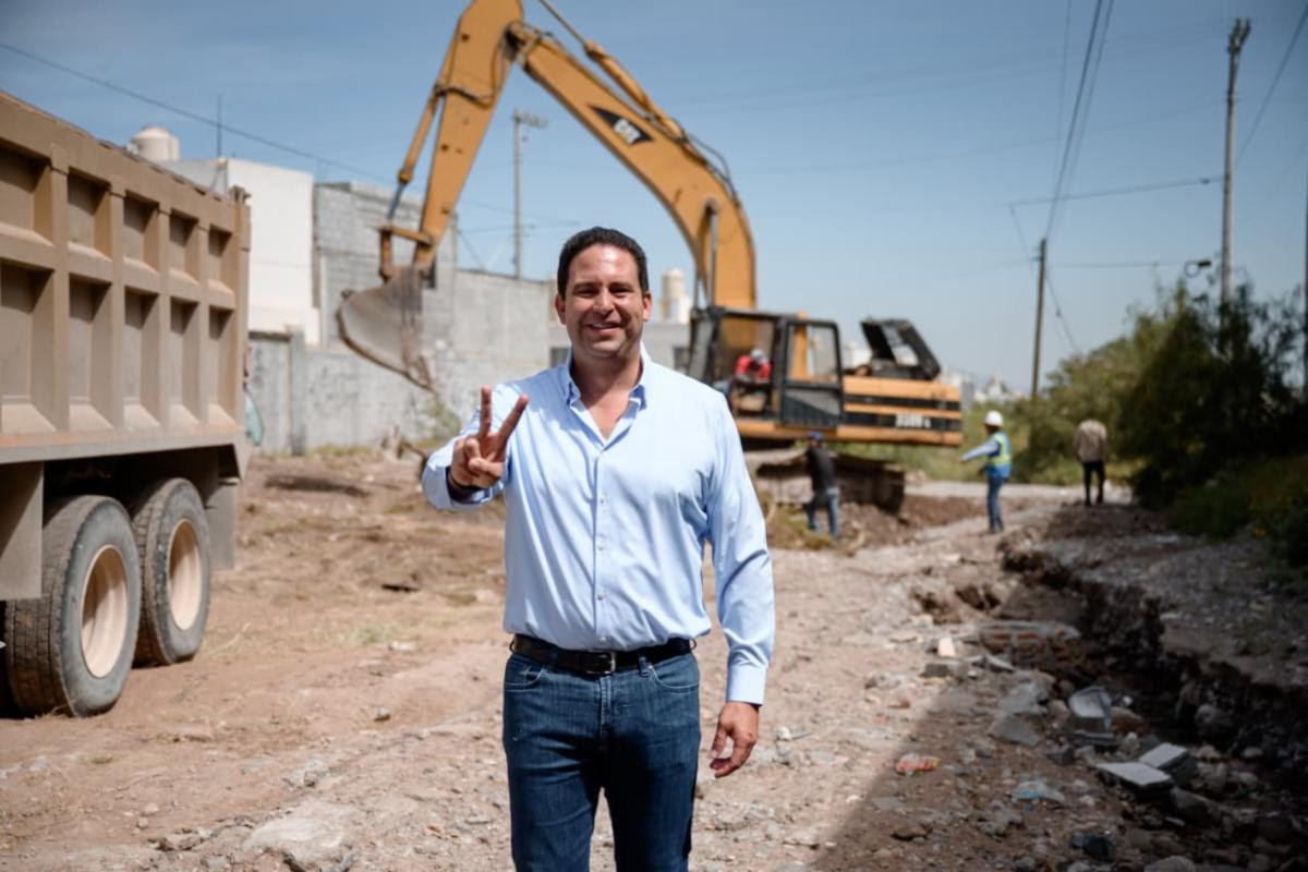Arranca Javier Díaz obras pluviales por 33.2 MDP