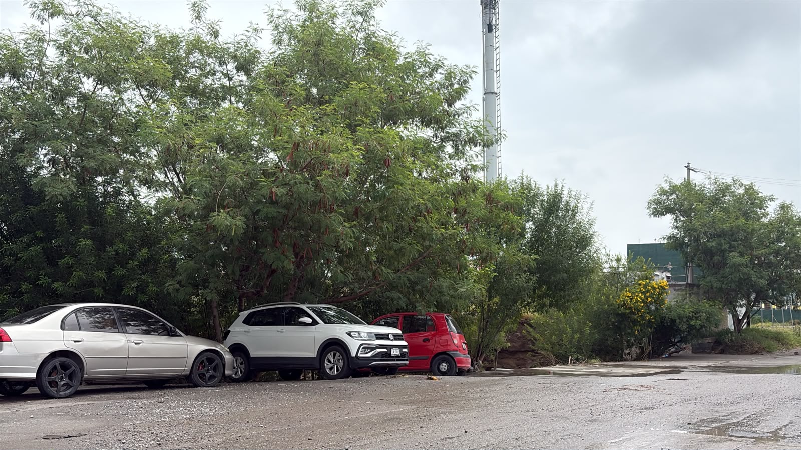 Vuelven a estacionar carros junto al cauce