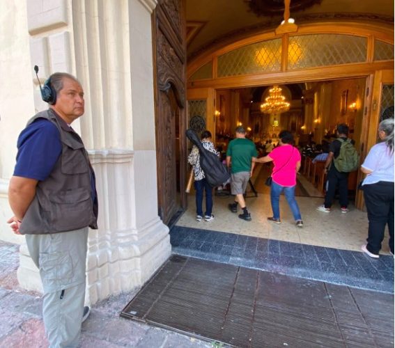 Llevan el Novenario del Santo Cristo a la televisión mundial