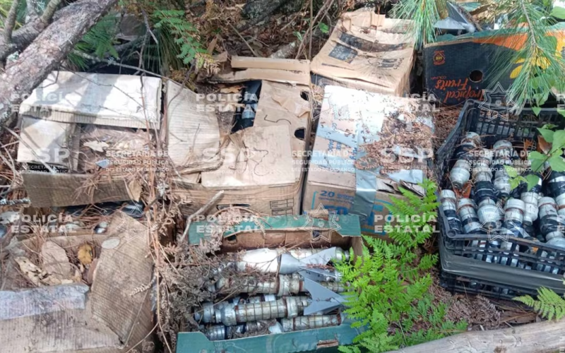 Tras denuncia anónima, localizan varios explosivos en Tamazula, Durango; autoridades acordonaron la zona