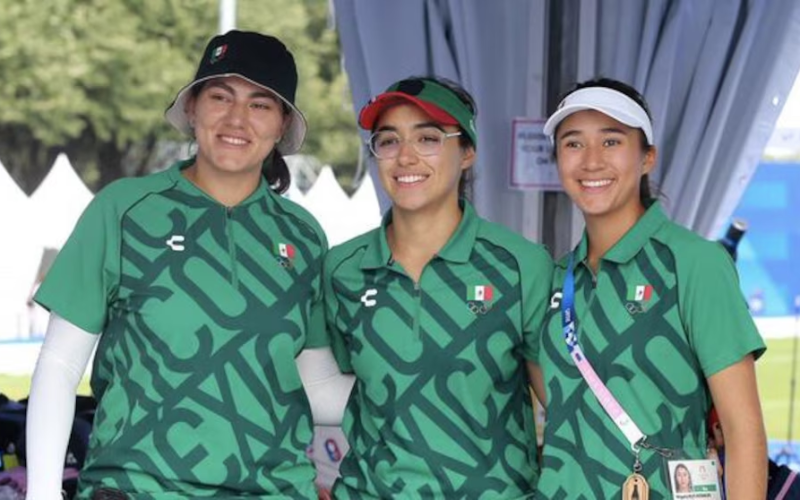 México gana el oro en tiro con arco recurvo femenil por equipos en Santo Domingo 2026