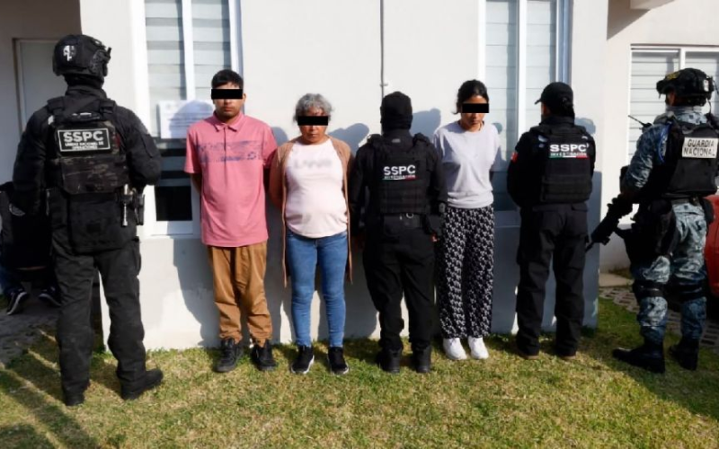 Caen seis integrantes de la organización delictiva «La empresa» por extorsión y venta de narcóticos en Morelos