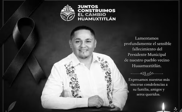 Muere alcalde de Huamuxtitlán en Guerrero; Fiscalía investiga las causas del fallecimiento