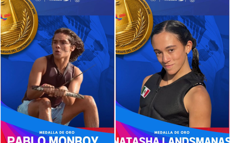 México brilla con par de medallas de oro dentro del Esquí Acuático en los Juegos Centroamericanos y del Caribe 2026