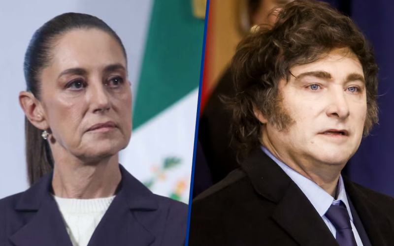 Sheinbaum pone un alto a Milei y su acusación de ‘Argentinofobia’: ‘México no se mete con otros países’