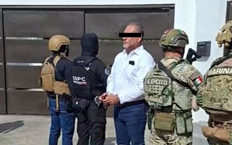 Autoridades capturan a Pedro Mendívil, exdirector de la Policía de Mexicali, por desaparición forzada