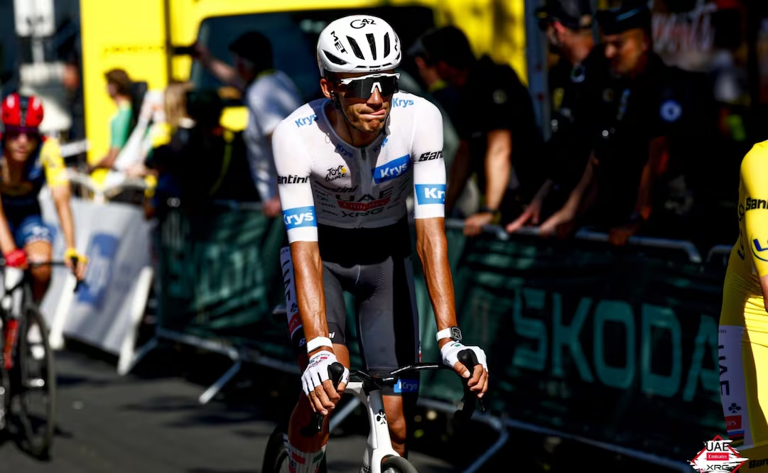 Isaac del Toro cae al octavo puesto general del Tour de Francia en la cuarta etapa