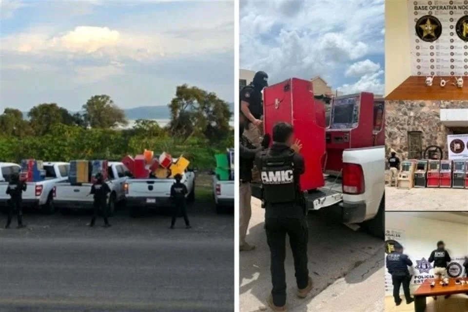 Aseguran tragamonedas en Michoacán y Sonora ligadas al narco