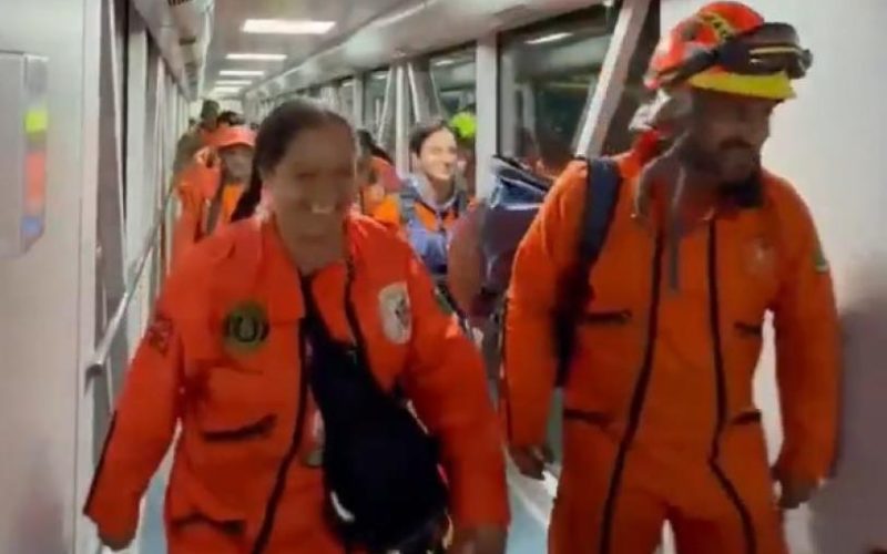 Llegan Topos Aztecas a Colombia para ayudar