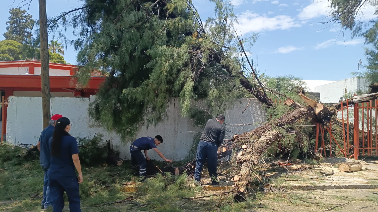 ATIENDE PROTECCIÓN CIVIL Y BOMBEROS AFECTACIONES POR LLUVIAS