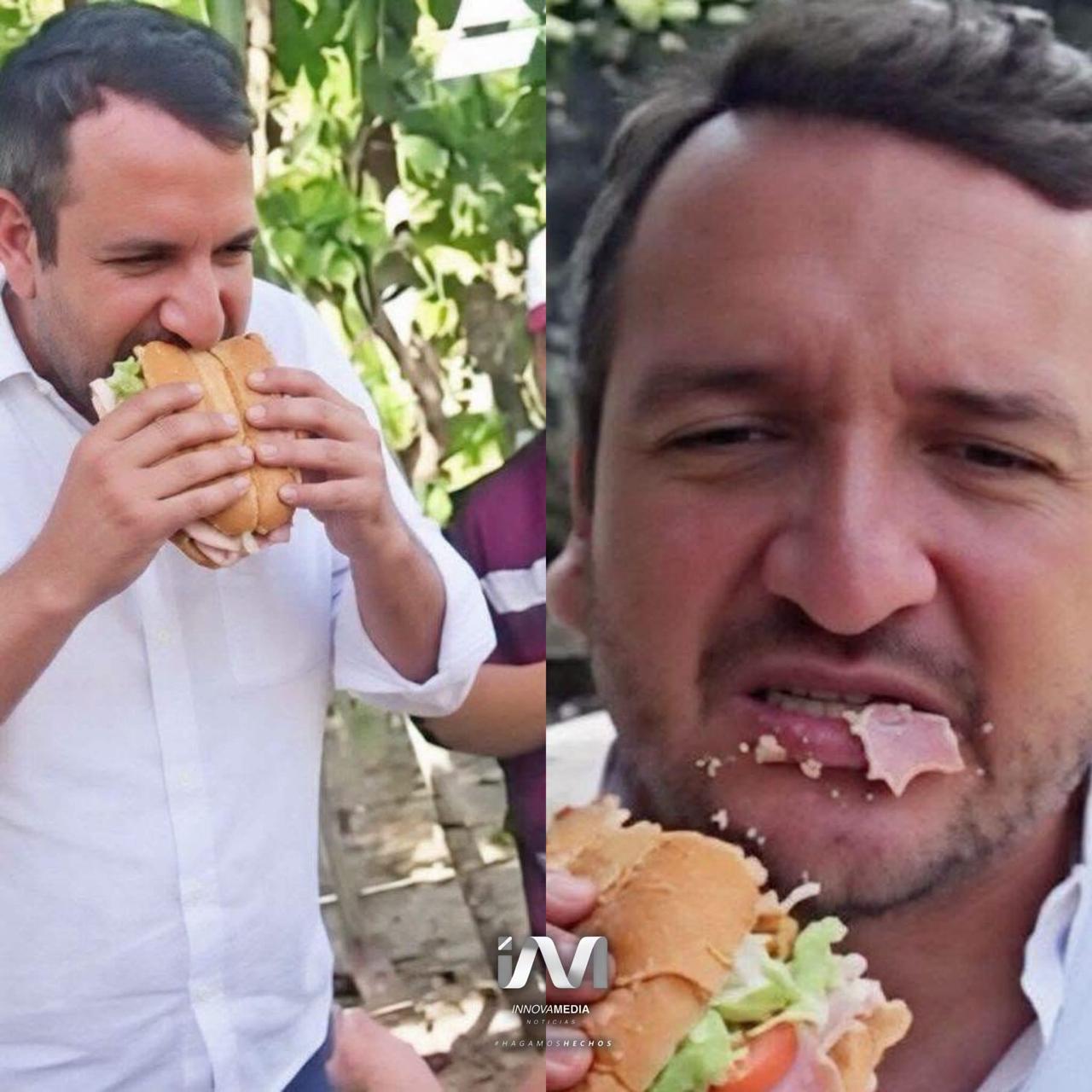HIJO DE AMLO PRESUME “AUSTERIDAD” COMIENDO TORTAS EN TABASCO