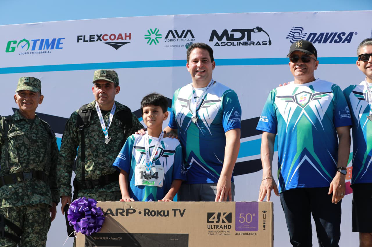Participa Javier Díaz en la Carrera 5K por la Seguridad