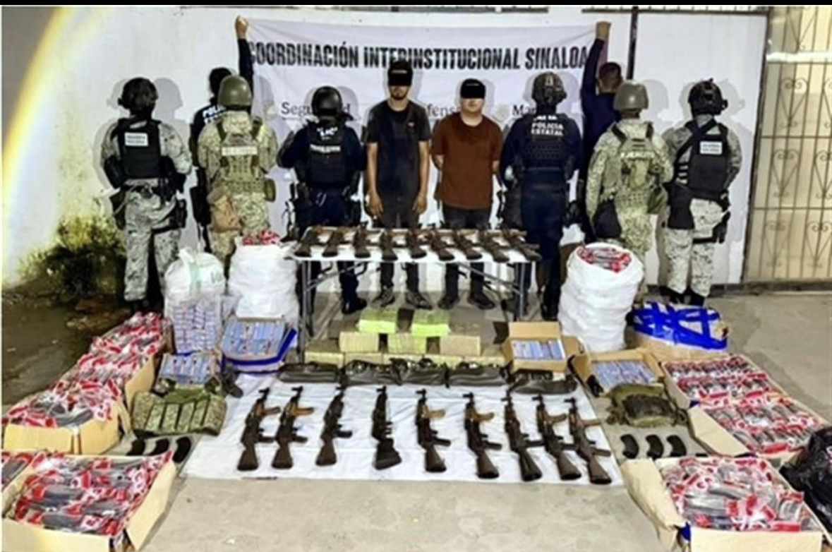 CAEN 2 DEL CARTEL DEL PACÍFICO; MILITARES INCAUTAN ARMAMENTO