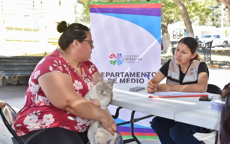 Ciénegas atiende a 145 mascotas en brigada
