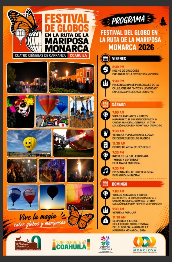 Anuncian décimo Festival de Globos