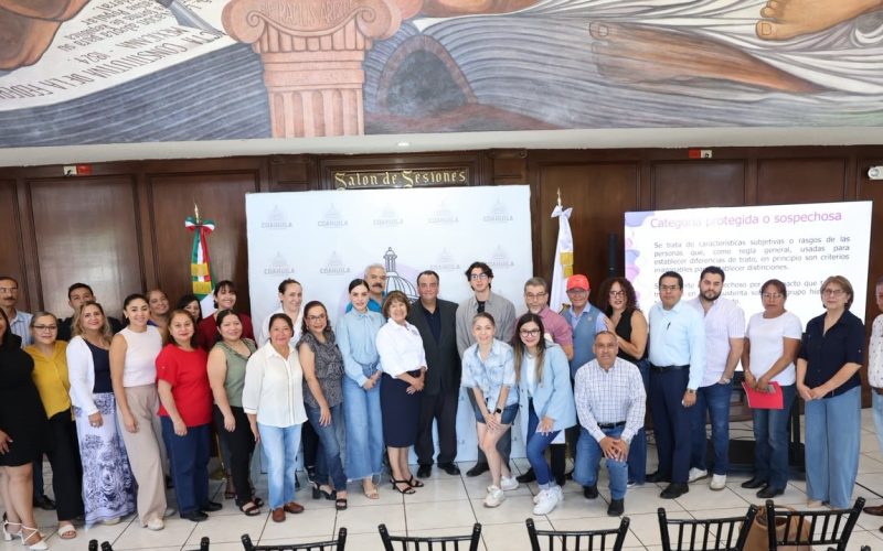 Continúa en Congreso del Estado capacitación sobre discriminación