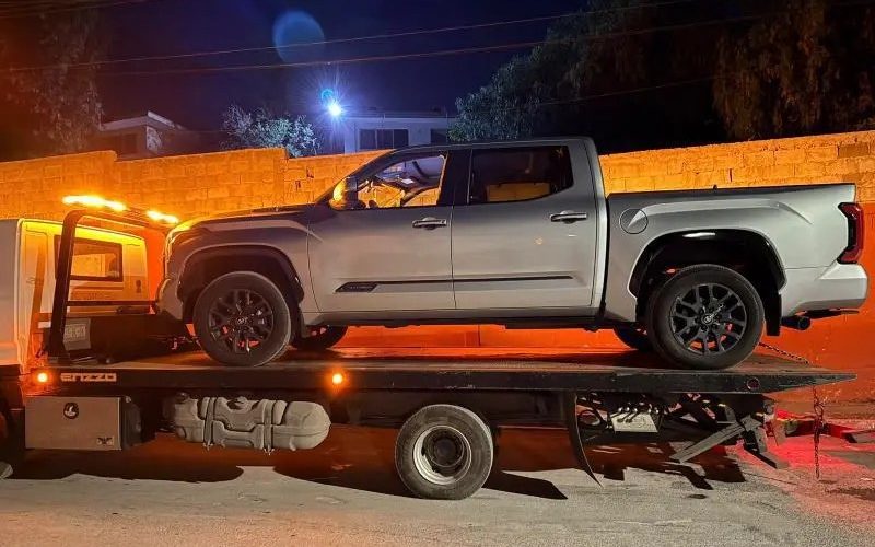 Cae en Ramos Arizpe por camioneta robada en N.L.