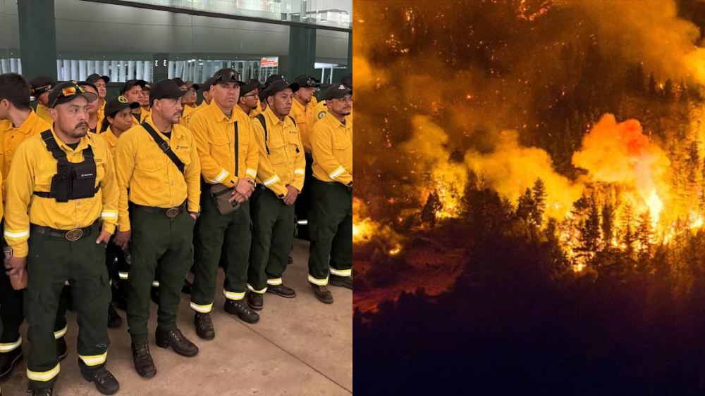 México refuerza ayuda a Canadá en combate a incendios forestales; envía equipo de 103 brigadistas a la Columbia Británica