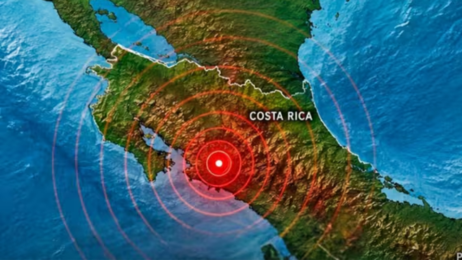 Costa Rica registra sismo de 5 con varias réplicas; por el momento no hay daños materiales ni personas afectadas