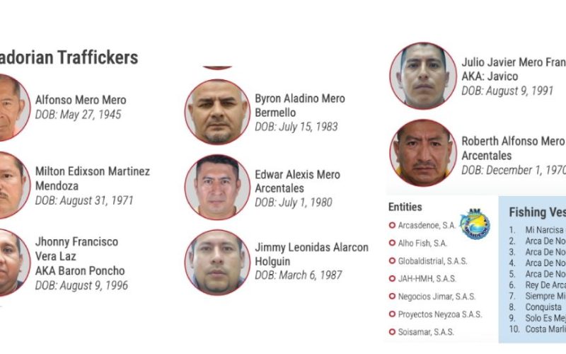 Sanciona EU a 15 objetivos de Ecuador ligados al CJNG y CDS