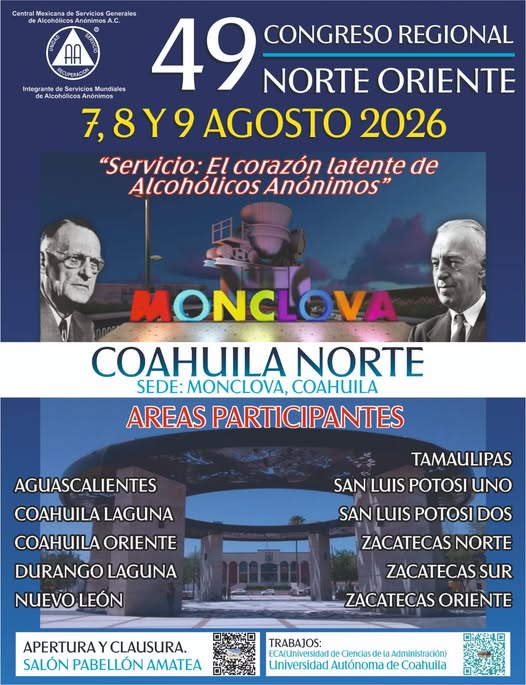Monclova sede del 49 Congreso Regional de AA