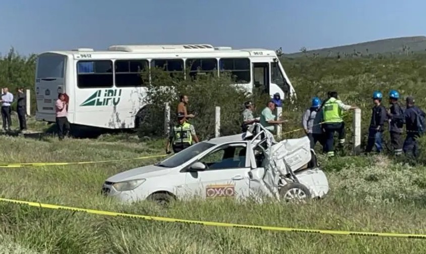 Choca y muere en la Saltillo-Torreón