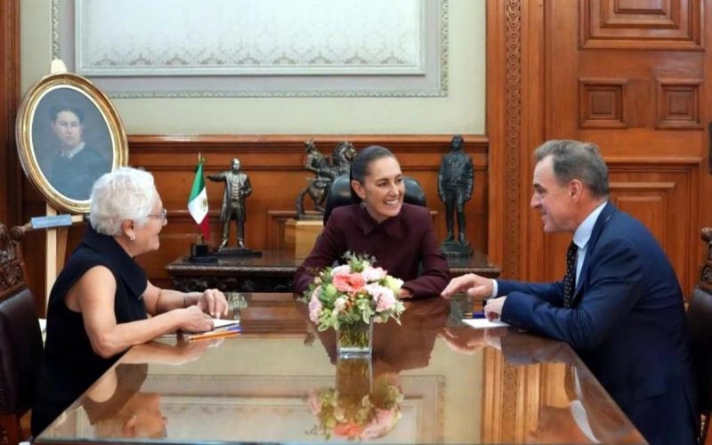 Recibe CSP a Ferguson, crítico arancelario de Donald Trump