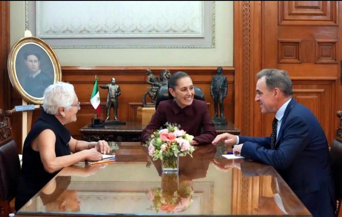 Recibe CSP a Ferguson, crítico arancelario de Donald Trump
