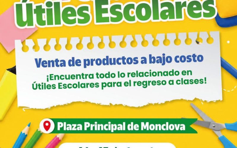 Arranca hoy la Feria de Útiles a bajo costo